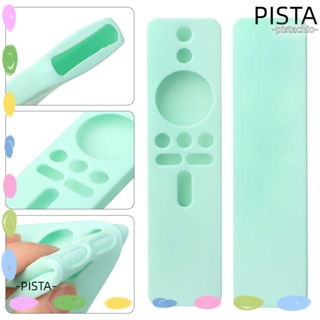 Pista รีโมตคอนโทรล ซิลิโคน สีพื้น อุปกรณ์เสริม สําหรับกล่องทีวี S/4X Mi Box S/4X