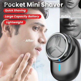 JULYSTAR Face Men Electric Travel เครื่องโกนหนวดขนาดเล็กแบบชาร์จกันน้ำมีดโกนพกพาขนาดเล็ก Beard Trimmer การโกนเสียงรบกวนต่ำ