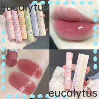 Eucalytus1 ลิปสติก ลิปกลอสเจลลี่ ให้ความชุ่มชื้น ติดทนนาน 6 สี สําหรับผู้หญิง