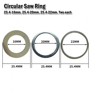 ⚡NEW 8⚡Circular Saw Ring Spacer Circular Saw Blade Inner Aperture 6 Piece Set Saw Blade