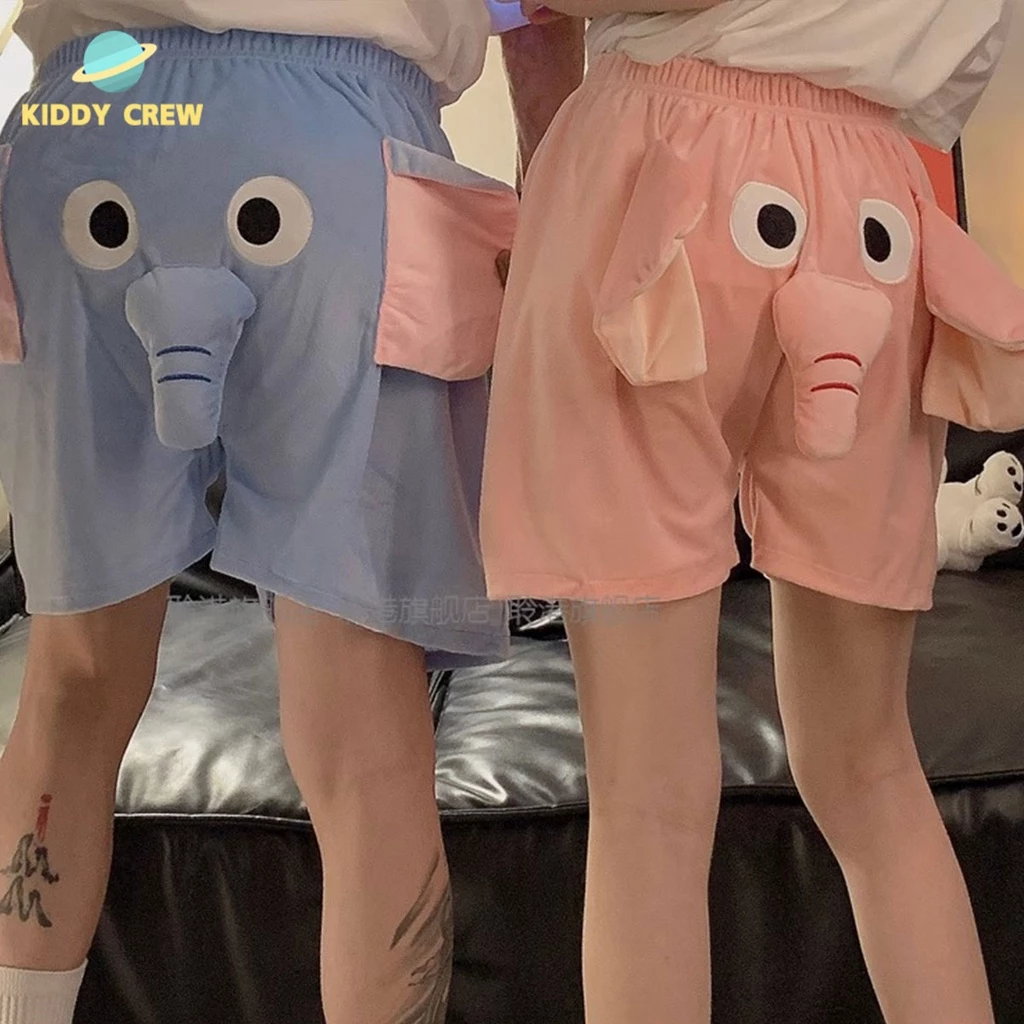 กางเกงลายช้างน่ารัก มีงวง ใส่สบาย ผ้านิ่ม กางเกงลำลอง
