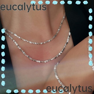 Eucalytus1 สร้อยคอโช้กเกอร์ ทรงเรขาคณิต สร้างสรรค์ เครื่องประดับ สําหรับงานปาร์ตี้