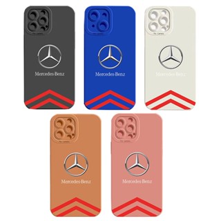 เคสโทรศัพท์มือถือ ซิลิโคน ลาย Mercedes Benz สําหรับ iphone 14 pro max cases 11 12 13 Mini Plus SE 2020