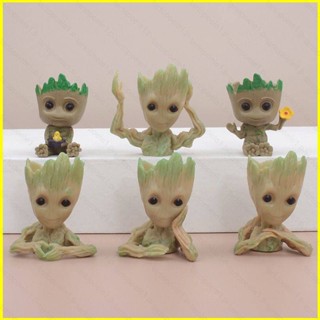 Yyds โมเดลฟิกเกอร์ Guardians of the Galaxy Groot ของเล่น ของสะสม สําหรับเด็ก ตกแต่งรถยนต์