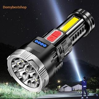 [Domybestshop.th] ไฟฉาย LED COB 9 แกน สว่างมาก ชาร์จ USB กันน้ํา ระยะไกล สําหรับตั้งแคมป์ เดินป่า กลางแจ้ง