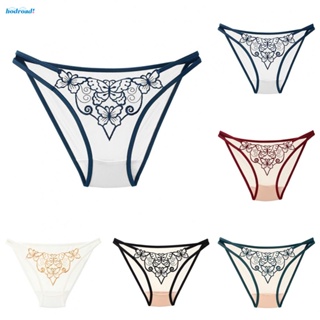 【HODRD】Womens Embroidered Lace Underwear Exquisite Sexy Temptation in Low Rise Panties【Fashion】