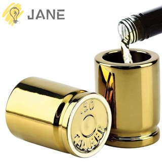 Jane แก้วไวน์ พลาสติก สีทอง 50 ใบ แบบหนา สําหรับปาร์ตี้ วิสกี้ บาร์