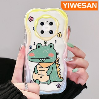 เคสโทรศัพท์มือถือ ซิลิโคนนุ่ม ใส กันกระแทก ลายการ์ตูนจระเข้น้อย สําหรับ Huawei Mate 30 Pro Mate 40 Pro P30 Pro P40