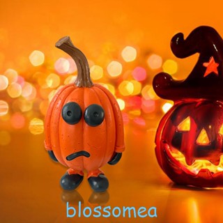 Blossomea ของประดับเรซิ่น รูปฟักทอง 3D สําหรับตกแต่งบ้านผีสิง