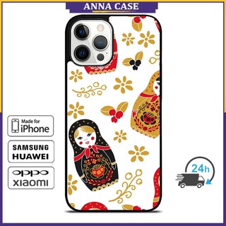 เคสโทรศัพท์มือถือ ลายตุ๊กตารัสเซีย สําหรับ iPhone 14 Pro Max 13 Pro Max Samsung Galaxy Note10+ S21Ultra