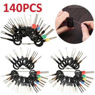 140pcs Car Terminal Removal Tool Wire Plug Connector Extractor Puller Release