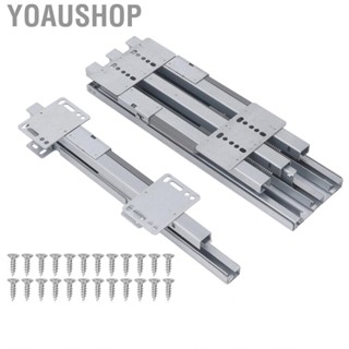 Yoaushop 1 Set Drawer Slide 60kg Load Bearing Damping Slider Guide Rail Hardware