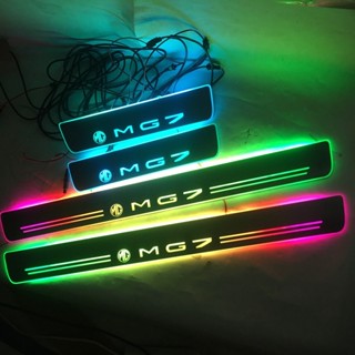 แผ่นกันรอยประตู led สําหรับ MG7