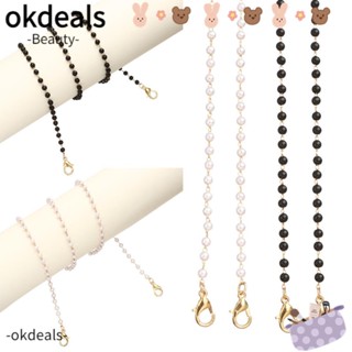 Okdeals สายโซ่คล้องคอ ประดับไข่มุก สําหรับผู้หญิง