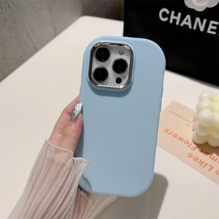 เคสโทรศัพท์มือถือ แบบนิ่ม สีพื้น สําหรับ Apple Iphone 14 12 13promax 11 xsmax