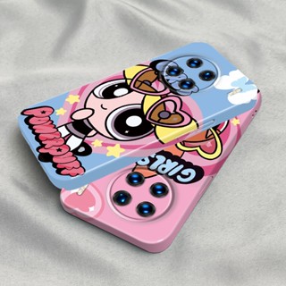 เคสโทรศัพท์มือถือ PC แข็ง ปิดด้านหลัง ลาย The Powerpuff Girls สไตล์เกาหลี สําหรับ Vivo X90 Pro X80 X70 T X60 s X50 V25 S15 S12 V20 S7 T Y75 Y55 T1 S1