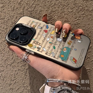 เคสป้องกันโทรศัพท์มือถือ แบบนิ่ม ลายการ์ตูนสัตว์ กันกระแทก สําหรับ iPhone xs xr xsmax 11 12 13Pro 14Promax 7 8plus