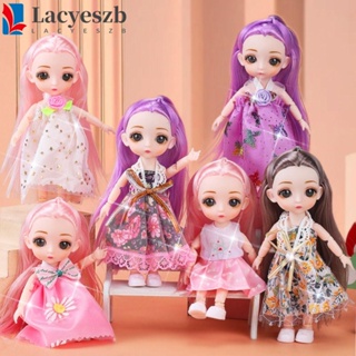 Lacyeszb Molly ตุ๊กตาเจ้าหญิง BJD 16 ซม. พร้อมเสื้อผ้า และรองเท้า ของเล่นสําหรับเด็ก