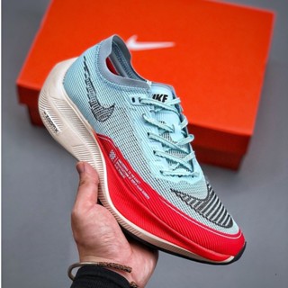 Nike รองเท้ากีฬา รองเท้าวิ่งมาราธอน สําหรับผู้ชาย ผู้หญิง ZoomX Vaporfly Next%