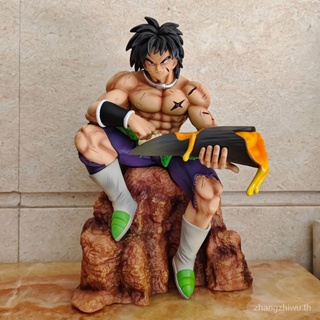 สินค้าใหม่ โมเดลฟิกเกอร์ Dragon Ball gk Sitting Posture Broly 24 ซม. สําหรับตกแต่ง