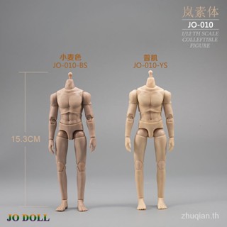 Quick hair 1/12 mens half-pack glue joint movable 6-inch muscle model collection hand-made JO-010