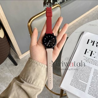 【2 ชิ้น】สายนาฬิกาข้อมือซิลิโคน แบบนิ่ม ขนาดเล็ก 20 มม. 22 มม. สําหรับ Huawei watch series GT 3 2 PRO watch 3 2 PRO 42 มม. 43 มม. 46 มม. Xiaomi Honor GS PRO Magic