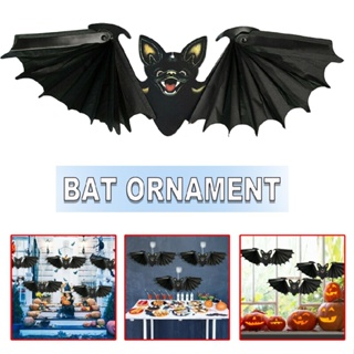 New 1pc Halloween Paper Bat Hanging Props Holiday Party Bar KTV Decoration