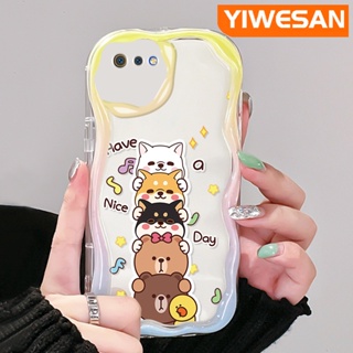 เคสโทรศัพท์มือถือใส แบบนิ่ม ลายการ์ตูนสัตว์ กันกระแทก สําหรับ Realme C2 C2S OPPO A1K