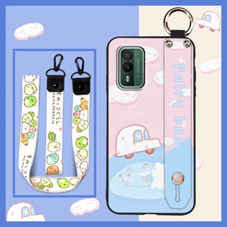 Soft case Silicone Phone Case For Nokia XR21 Waterproof protective Dirt-resistant Phone Holder Lanyard Oil Painting Anti-knock