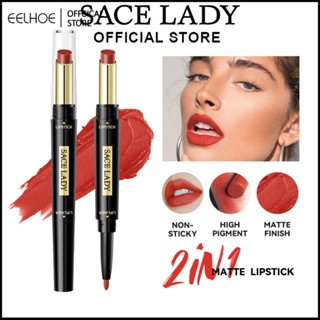 Sace Lady Matte Lipliner ลิปสติกติดทนนาน Waterproof High Pigment Matte Lip Makeup -eelhoe