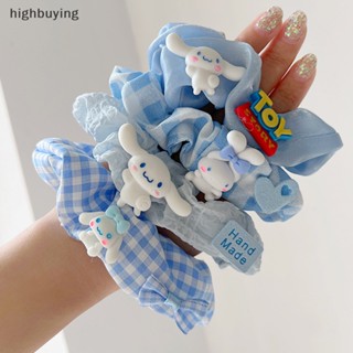 [highbuying] ยางรัดผม ขนาดใหญ่ ลายการ์ตูนอนิเมะ Sanrio Cinnamoroll น่ารัก เครื่องประดับ สําหรับเด็กผู้หญิง พร้อมส่ง