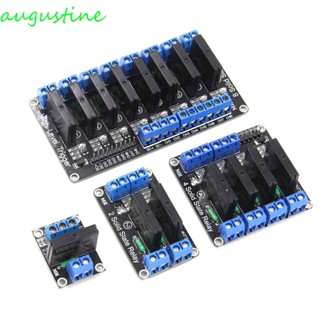 Augustine โมดูลรีเลย์โซลิดสเตท ทนทาน สําหรับ Arduino 5V 1 2 4 8 ทาง