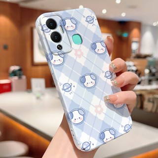 เคสโทรศัพท์มือถือแบบแข็ง กันรอยกล้อง ลายสุนัข หมี หมูน่ารัก สําหรับ Infinix Hot 9 10 11 Play Note 12 G96 Smart 6 Tecno Pova Neo