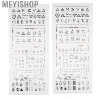 Meyishop Nail  Art Letter Strip  Water Transfer