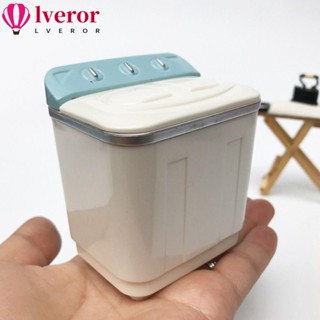 Lveror เฟอร์นิเจอร์กลอง ขนาดมินิ สําหรับตกแต่งบ้านตุ๊กตา 1:12