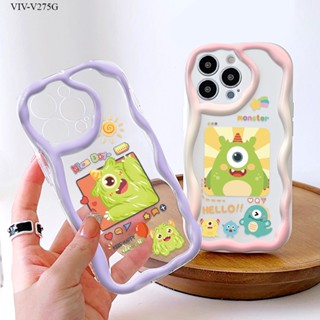  VIVO V27 V27E V25 V25E V23 V23E V21E V20 V15 V9 S1 T1 T1X Pro 5G เคสซัมซุง สำหรับ Cute Little Monsters เคส เคสโทรศัพท์ เคสมือถือ Silicone Phone Case