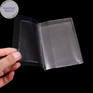 Habitatport เคส PVC แบบใส ป้องกันบัตรประจําตัว ใบขับขี่รัสเซีย