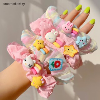 Onem ยางรัดผม รูปการ์ตูนกระต่าย Hello Kitty น่ารัก เครื่องประดับ สําหรับเด็กผู้หญิง