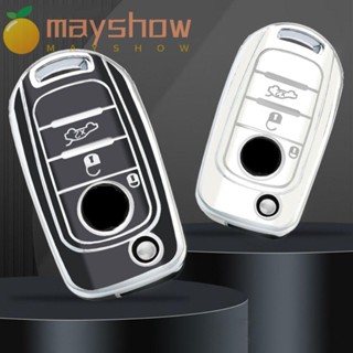 Mayshow เคสกุญแจรีโมทรถยนต์ TPU แบบฝาพับ อุปกรณ์เสริม สําหรับ Fiat Tipo Toro Nova Freeom 500X Doblo Argo Grazie Auto