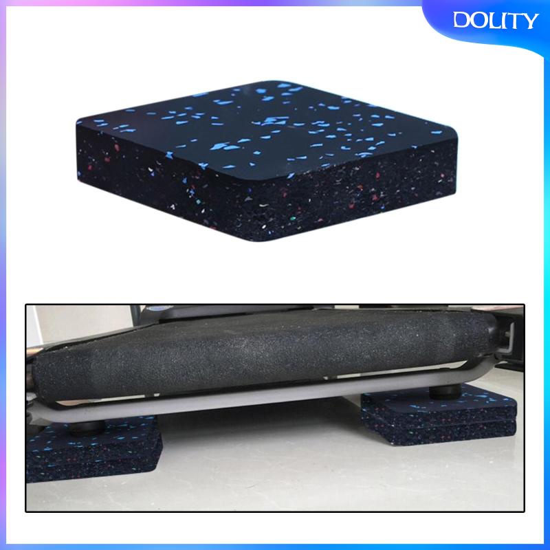 [dolity] เสื่อลู่วิ่งสําหรับพรมแผ่นลู่วิ่งแบบพกพากันกระแทกกันลื่น
