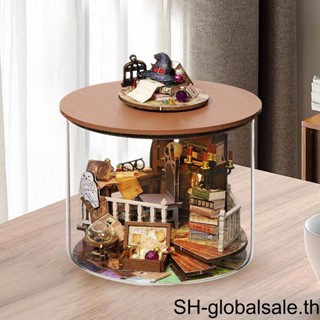 ชุดโมเดลบ้านตุ๊กตา 3D ขนาดเล็ก 1 2 3 5 DIY สําหรับเด็กผู้ชาย และผู้หญิง