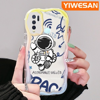 เคสโทรศัพท์มือถือแบบนิ่ม ใส กันกระแทก ลายนักบินอวกาศ สําหรับ VIVO Y30 Y30i Y50