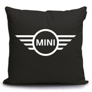 MINI COOPER LOGO Pillow Car Shop Customized Gift Decorative Pillow COUNTRYMAN JCW CLUBMAN F54 F55 F56 F57 F60 R60 R56 R55 R61 Car Seat Lumbar Support Breathable Cushion