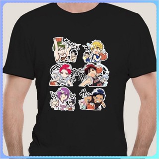 สินค้าเฉพาะจุด Male Brand Teeshirt Men Summer Cotton T Shirt Kuroko No Basket Anime Manga Fumetto Comic Funny tees