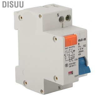 Disuu Circuit Leakage Breaker  Leakage Protection 1P 16A 220V Circuit Breaker Overload Protection Short Circuit Protection  for Power Distribution Protection