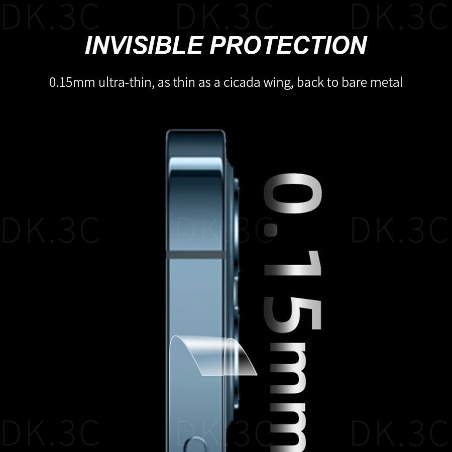 สติกเกอร์ฟิล์มไฮโดรเจล แบบใส ผิวด้าน ป้องกันด้านข้าง สําหรับ iPhone 14 15 16 13 12 11 Pro Max mini 14 15 16 Plus - รูปที่ 3