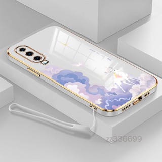 เคส Huawei P30 lite P30 P30 pro Huawei P20 lite P20 P20 pro เคสโทรศัพท์ กวางน่ารัก ซิลิโคน สวย เคสโทรศัพท์ ส่งเชือกเส้นเล็ก