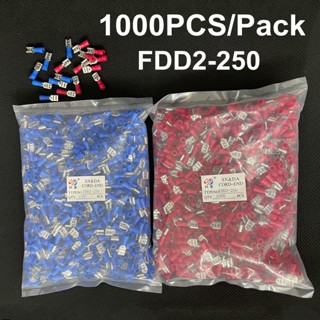 ขั้วต่อสายไฟ FDD2-250 FDD ตัวเมีย สําหรับสายเคเบิลเชื่อมต่อ 1.5-2.5 มม.2 1000 ชิ้น ต่อแพ็ค