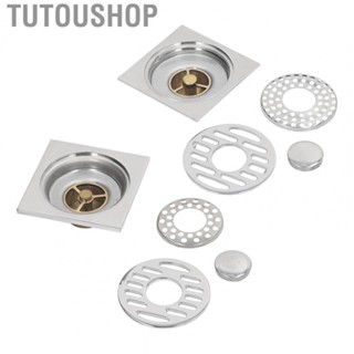 Tutoushop Shower Grate Integrated Design Floor Drain for Balcony