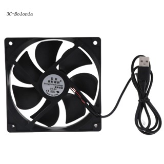 【PC】พัดลมระบายความร้อน ความเร็วสูง 12 ซม. 120 มม. สําหรับ DC Brushless USB Fan 5V 0.32A 2 สาย 2pin